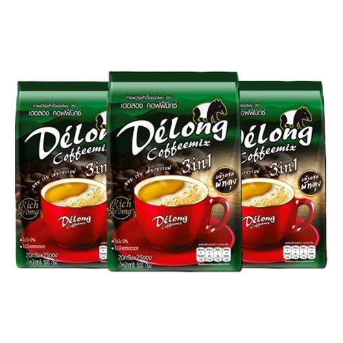 กาแฟปรุงสำเร็จ คอฟฟี่มิกซ์ 3in1 1แพ็ก 3 ห่อ